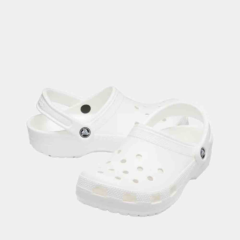 Side/front view of the Crocs Classic Clogs.