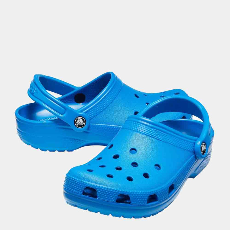 Side/front view of the Crocs Classic Clogs.