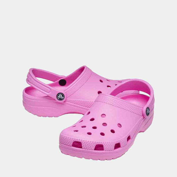 Side/front view of the Crocs Classic Clogs.