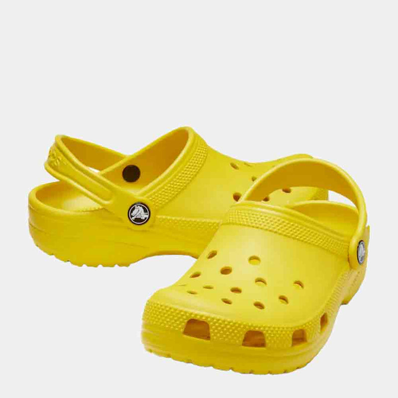 Side/front view of the Crocs Classic Clogs.