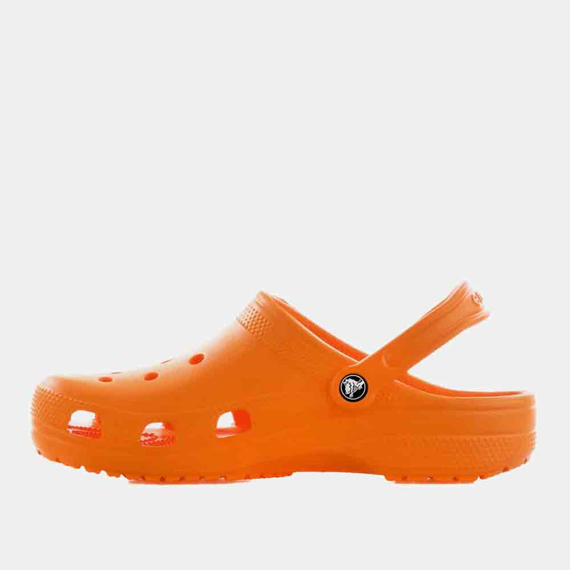 Side medial view of the Crocs Classic Clogs.