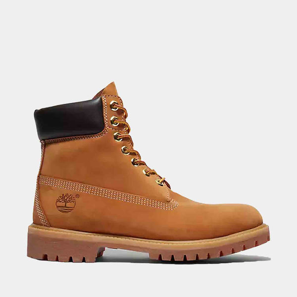 Side view of the Men's Timberland Premium 6-Inch Waterproof Boot.
