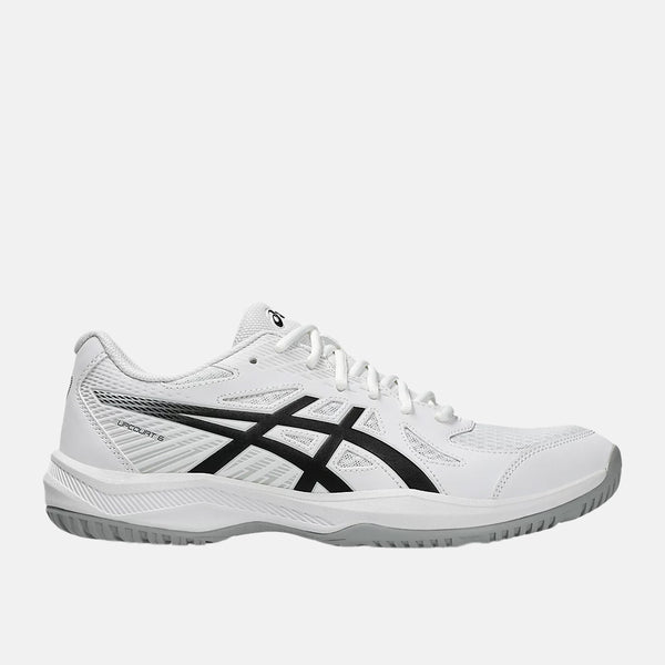 Side view of the Asics Men's Upcourt 6 Volleyball Shoes.