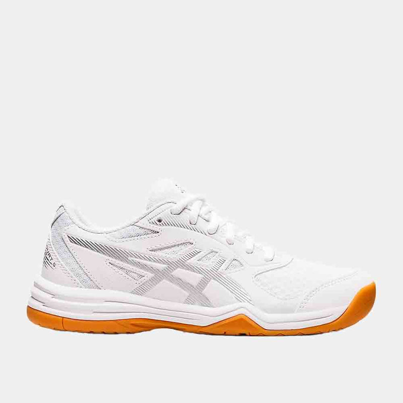 Side view of the Women's Asics Upcourt 5 Volleyball Shoes.