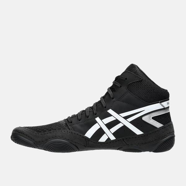 Side medial view of the Asics Snapdown 4 Wrestling Shoes.