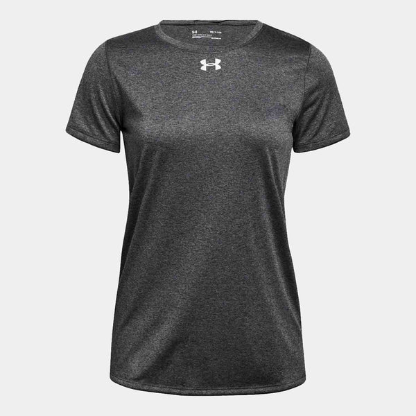 Women's Under Armour Locker 2.0 Short Sleeve Tee Shirt, Carbon Heather