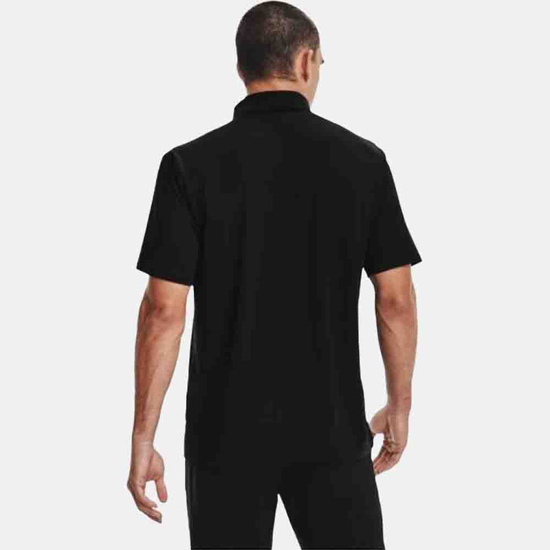 Rear view of the Under Armour Men's Performance Team Polo.