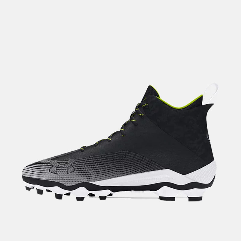 Side medial view of the Men's Under Armour Hammer 2 MC Football Cleats.