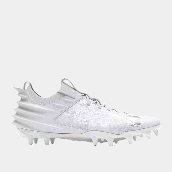 Side view of the Men's Under Armour Blur 2 MC Suede Football Cleats.