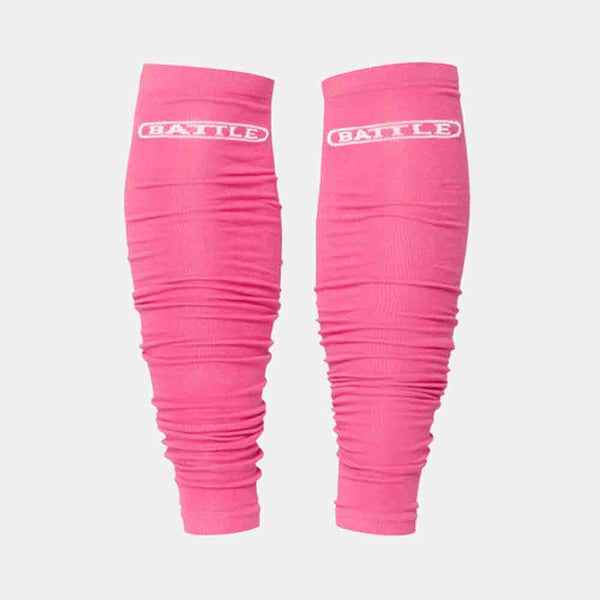 Front view of the Battle Youth Pink Long Sock Sleeves.