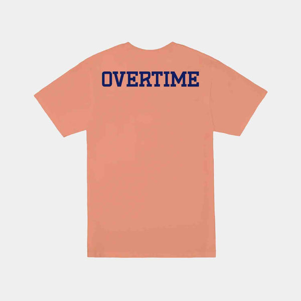 Rear view of the Overtime Classic Tee.