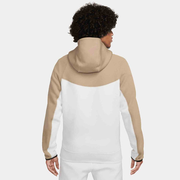 Rear view of the Nike Men's Full-Zip Hoodie Sportswear Tech Fleece Windrunner.