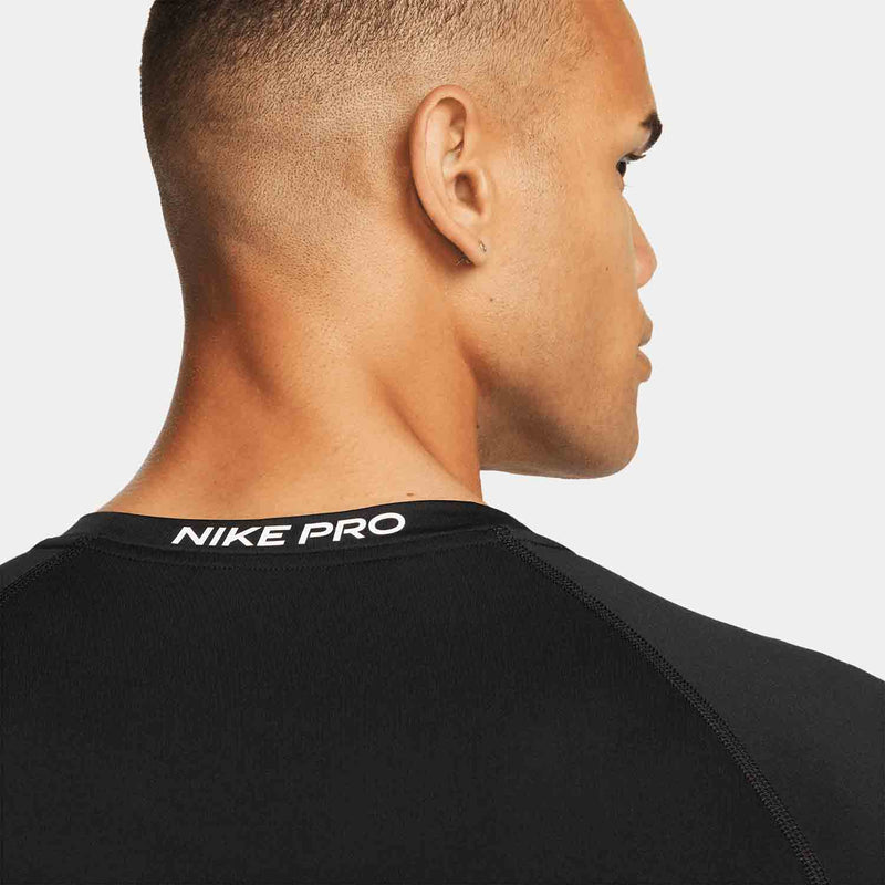 Rear view of the Men's Nike Dri-FIT Tight Short-Sleeve Fitness Top.