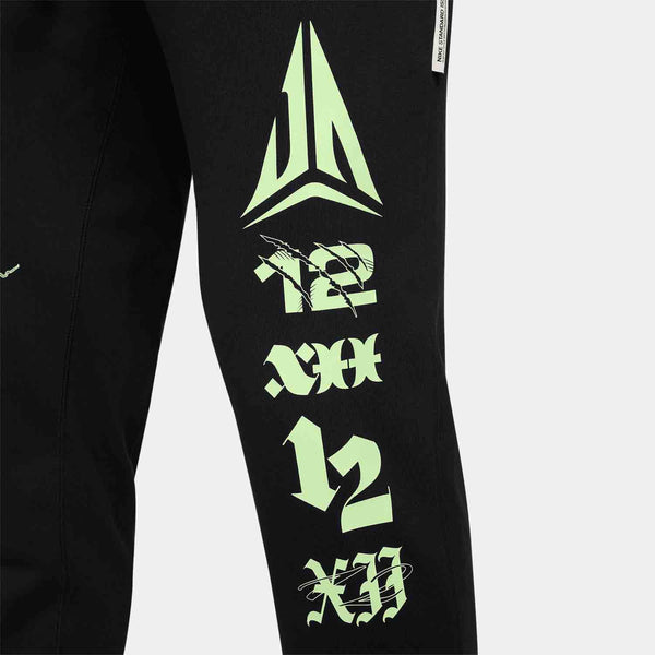 Up close view of pant leg on the Nike Men's Dri-FIT Jogger Basketball Pants.