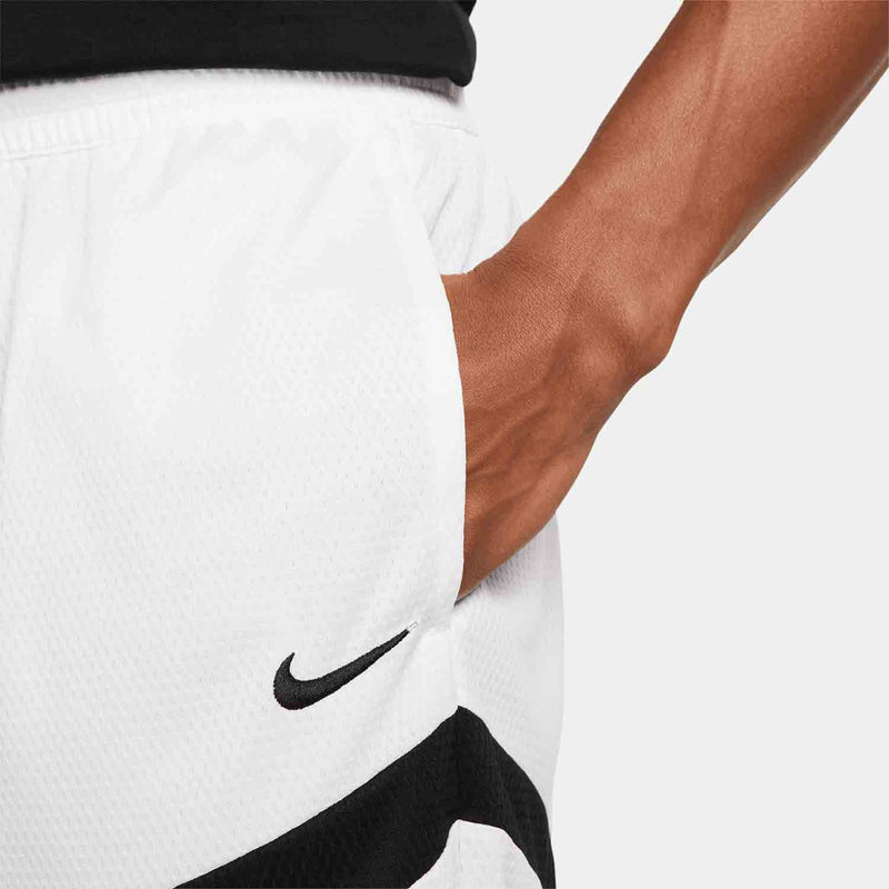 Up close view of pocket on the Nike Men's Dri-FIT 6" Basketball Shorts.