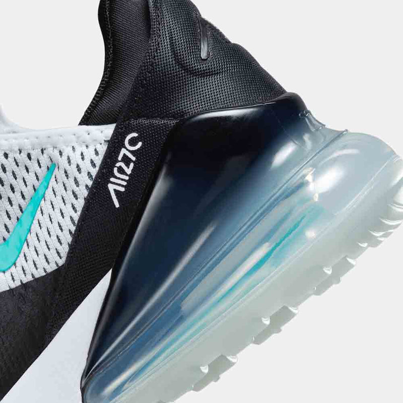 Up close, rear view of the Nike Women's Air Max 270 Shoes.