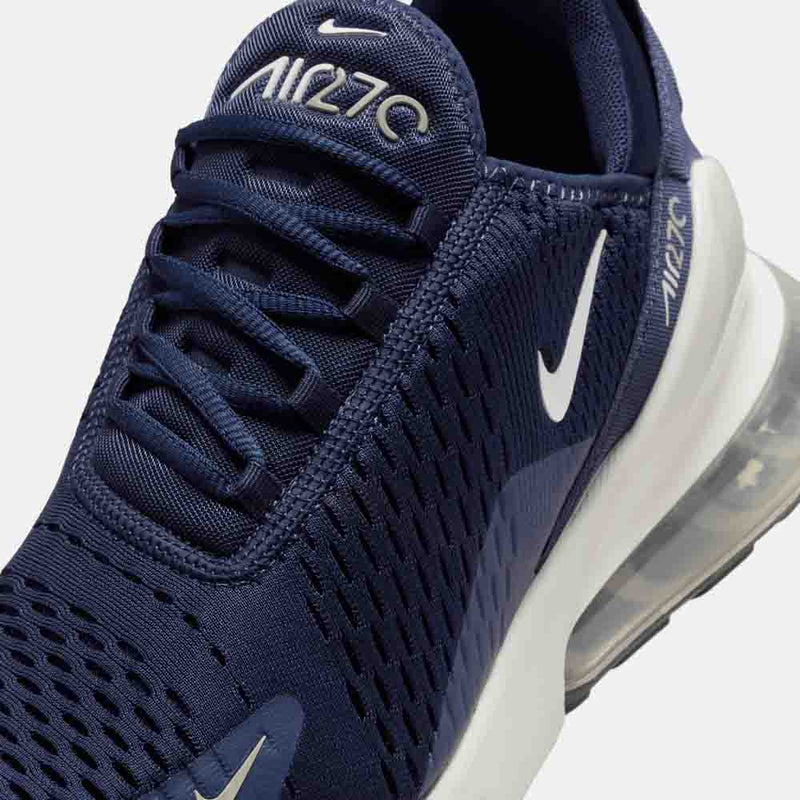 Up close, front view of the Nike Men's Air Max 270.