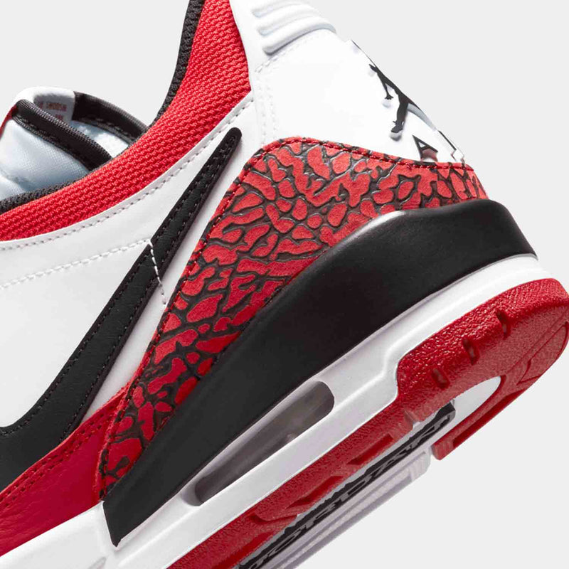 Up close, rear view of the Air Jordan Legacy 312 Low.