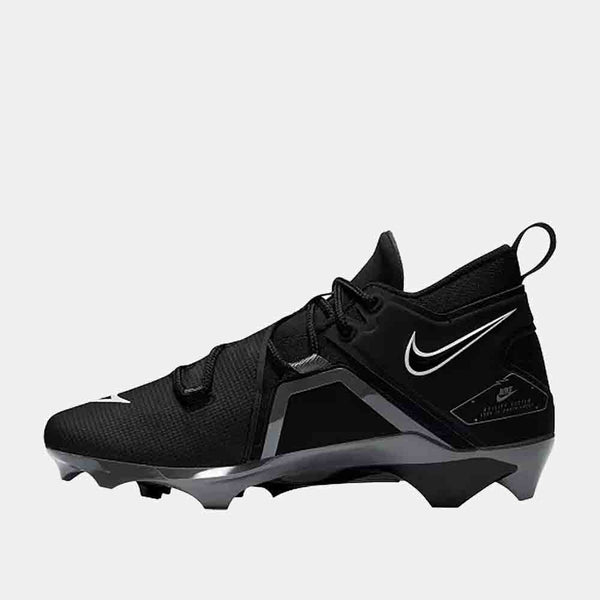 Side medial view of the Nike Alpha Menace Pro 3 Football Cleats.