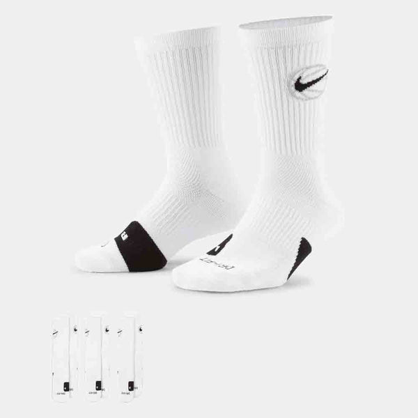 Front view of the Nike Everyday Crew Socks.