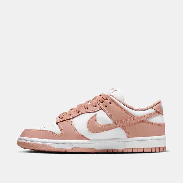 Side medial view of the Nike Women's Dunk Low.