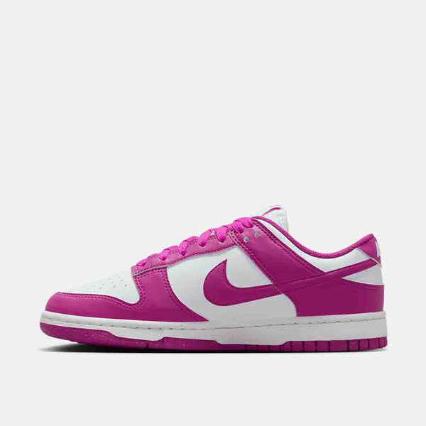 Side medial view of the Nike Women's Dunk Low.