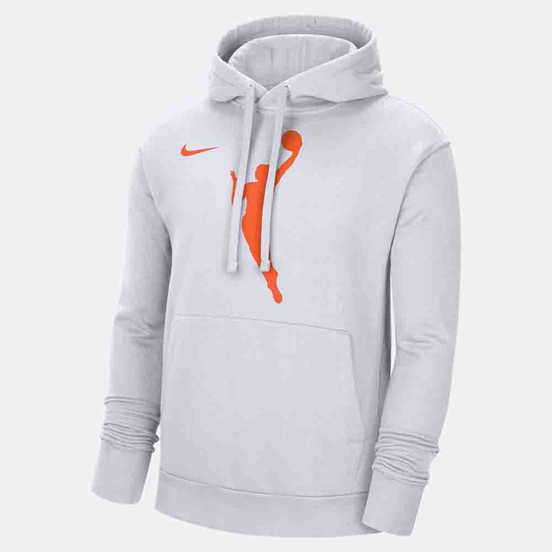 Front view of the WNBA Fleece Pullover Hoodie.