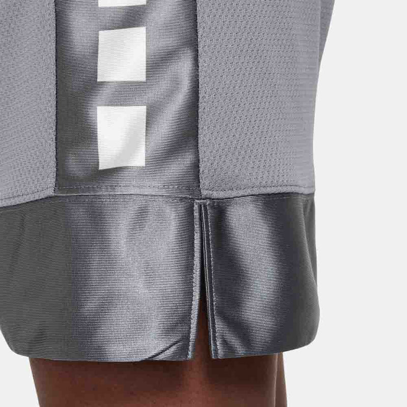 Up close, side view of the Nike Kids' Elite 23 Basketball Shorts.