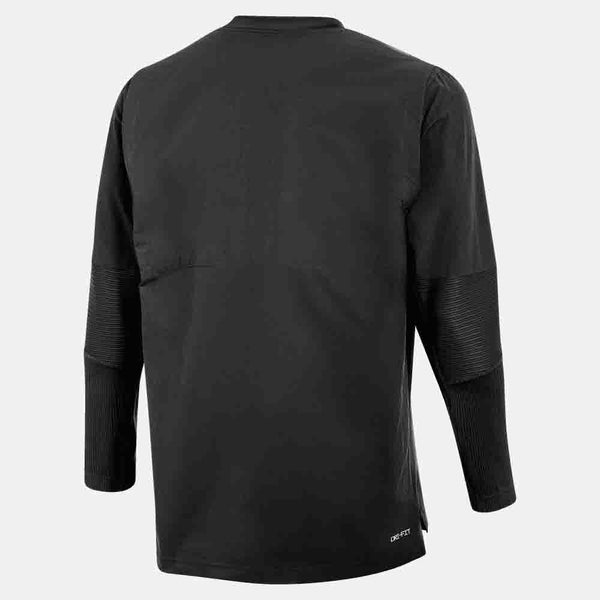 Rear view of the Nike Men's Dri-Fit Lightweight Pullover.