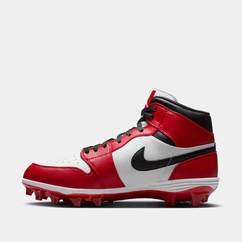 Orange jordan football cleats best sale