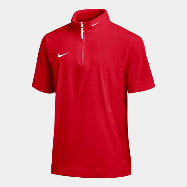 Front view of the Nike Men's Lightweight Short Sleeve Coach Jacket.