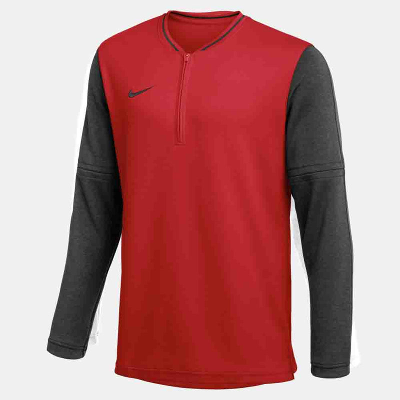 Front view of the Nike Men's Dri-FIT 1/2-Zip Top.