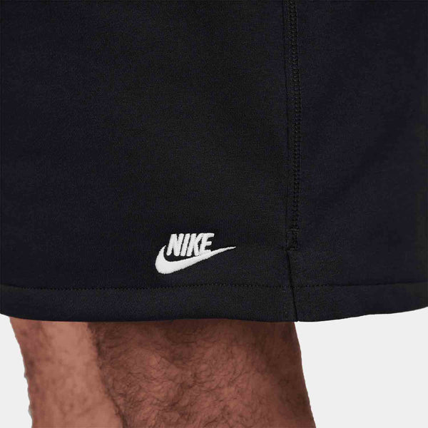 Up close view of emblem on the Nike Men's Club Shorts.