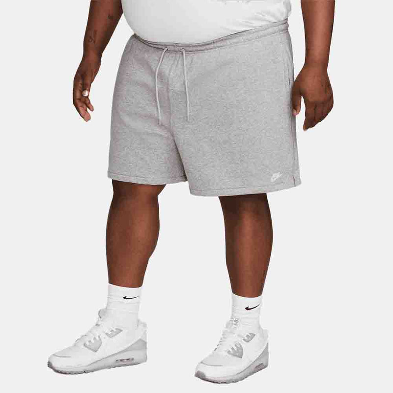 Front view of the Nike Men's Club French Terry Flow Shorts.