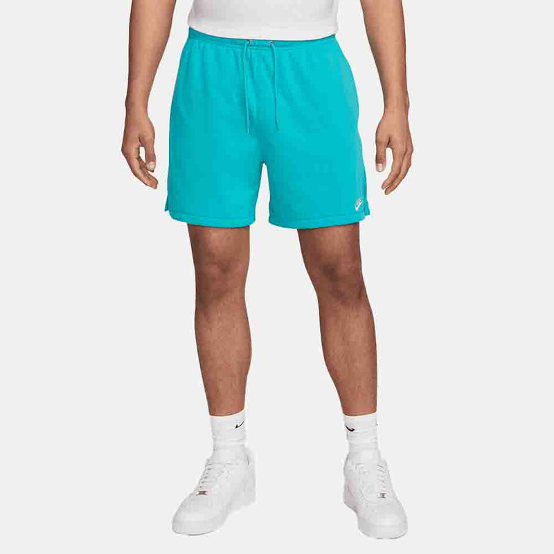 Front view of the Men's Nike Club Flow French Terry Shorts.