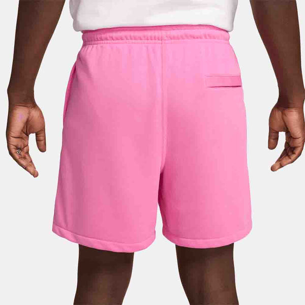 Rear view of the Nike Club Men's French Terry Flow Shorts.