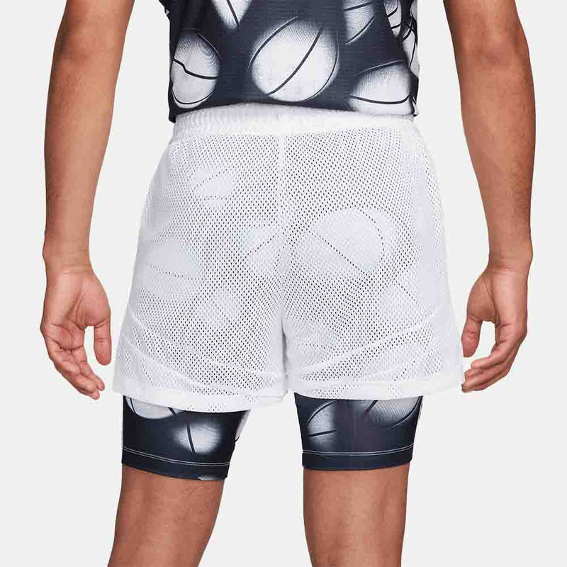 Rear view of the Nike Men's Ja Morant Dri-FIT 2-in-1 4" Shorts.