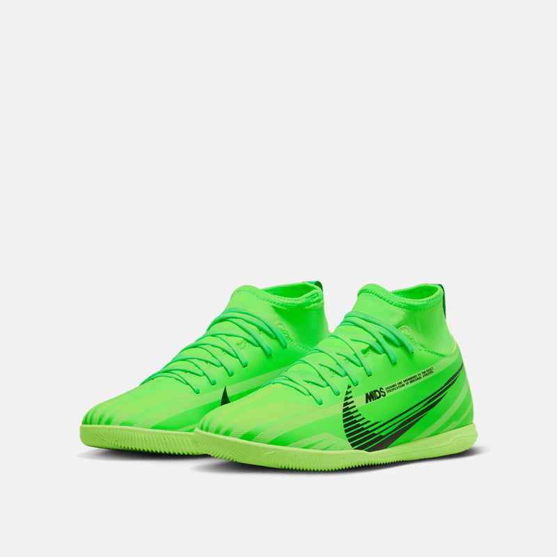 Front view of the Kids' Nike Jr. Superfly 9 Mercurial Dream Speed Indoor Soccer Shoes.