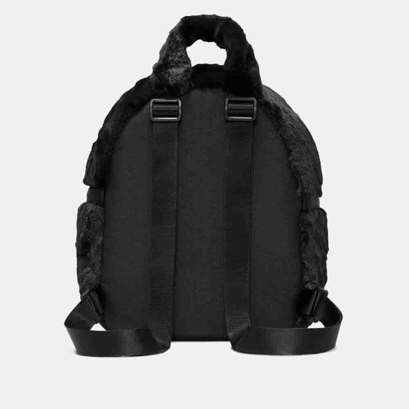 Rear view of the Nike Faux Fur Mini Backpack.