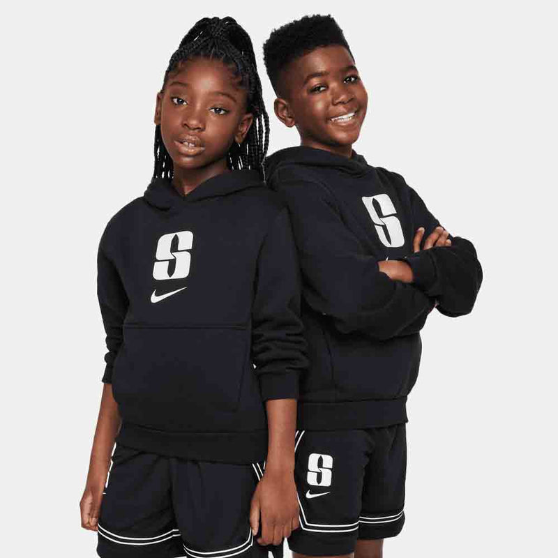 Front view of the Nike Kids' Sabrina Fleece Basketball Hoodie.