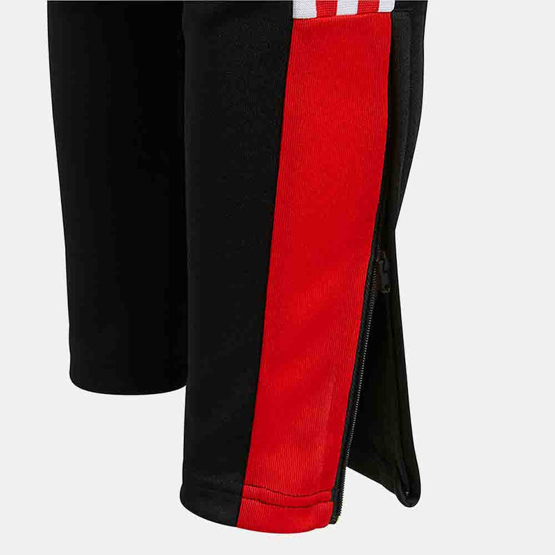 Up close, side view of the Adidas Girls' Tiro 21 Track Pants.