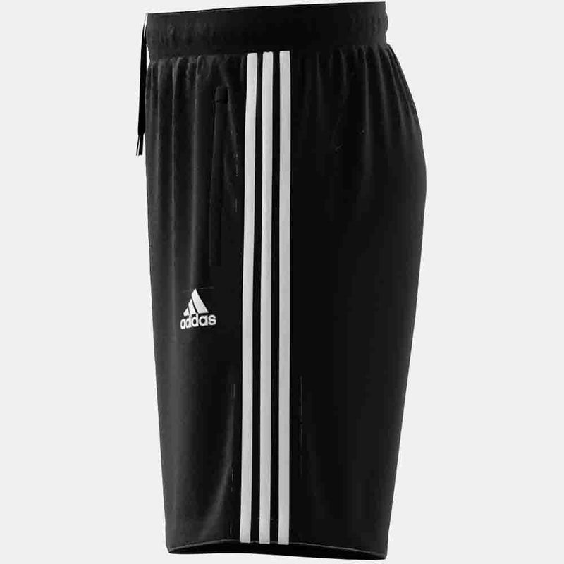 Side view of the Men's Adidas D2M 3 Stripes Shorts.