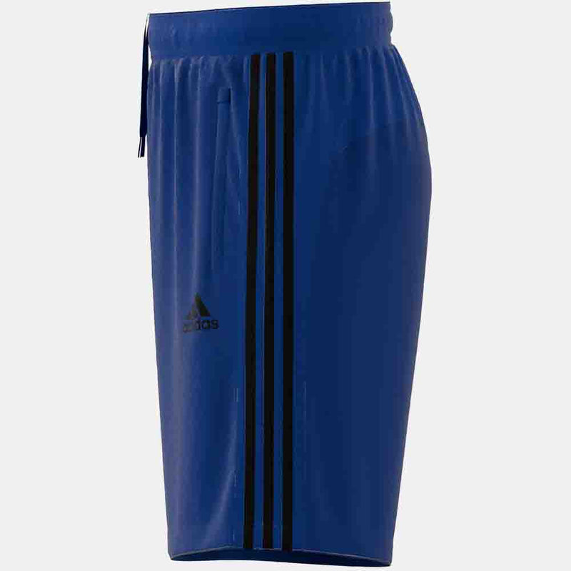 Side view of the Men's Adidas D2M 3 Stripes Shorts.