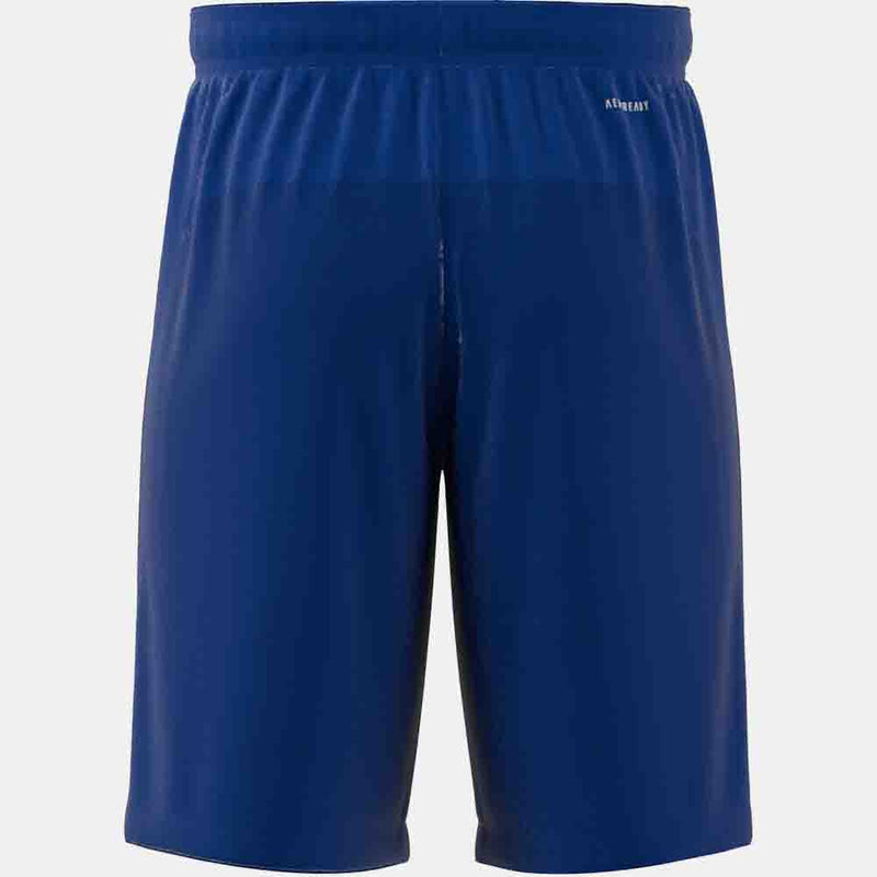 Rear view of the Men's Adidas D2M 3 Stripes Shorts.