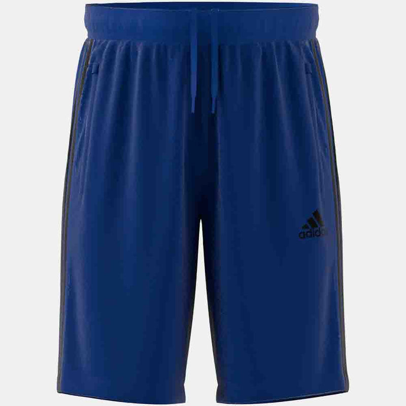 Front view of the Men's Adidas D2M 3 Stripes Shorts.