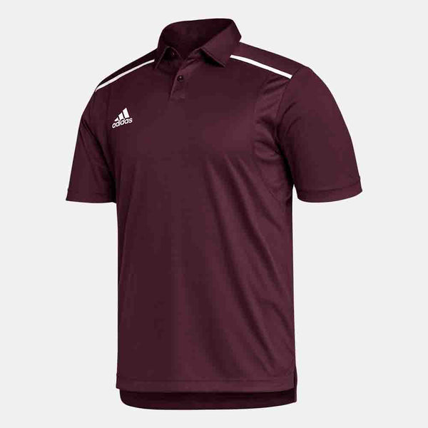 Front view of the Men's Adidas Team Issue Polo.