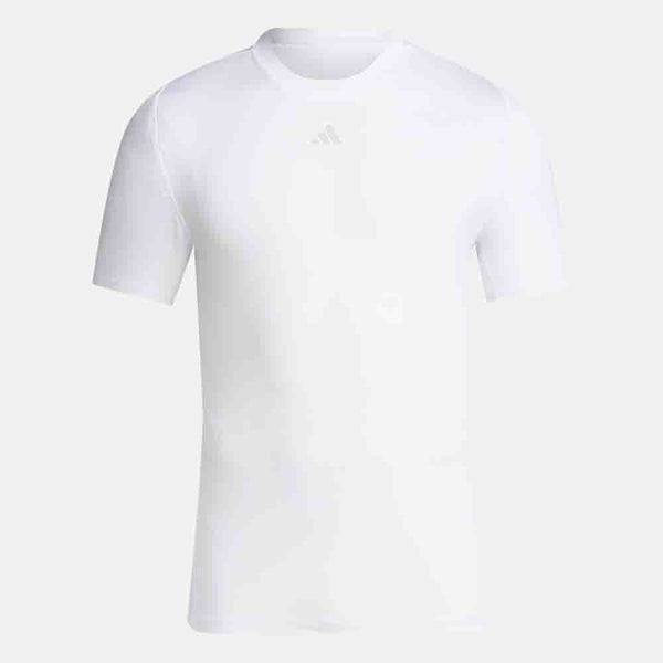 Front view of the Men's Adidas Techfit Short Sleeve Tee.