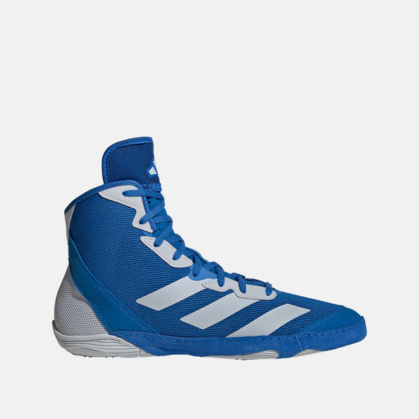 Side view of the Adidas Adizero Mat Wizard 6 Wrestling Shoes.