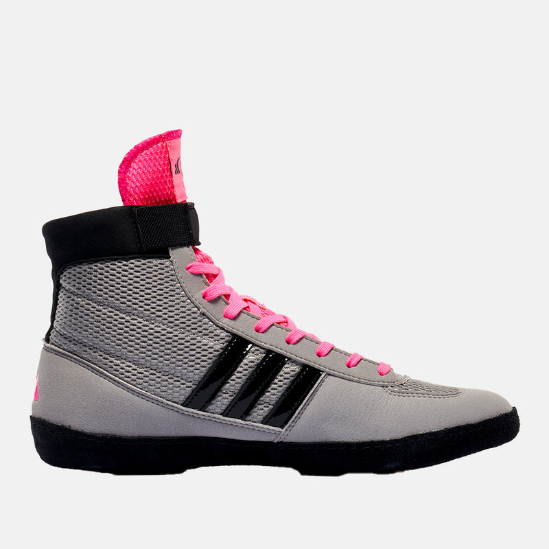 Adidas Wrestling Combat Speed 4 Wrestling Shoes 8 Gray Black Pink