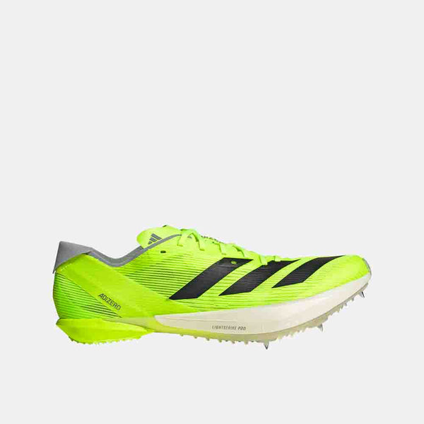 Side view of the Adidas Adizero Ambition Middle Distance Spikes.